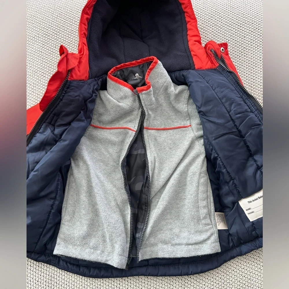 OshKosh B'gosh Vibrant orange and navy blue Jacket